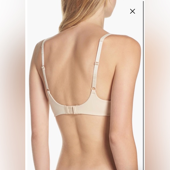 NWT- Wacoal How Perfect Wire Free T-Shirt Bra, Natural Nude, Size 34C - Picture 2 of 12